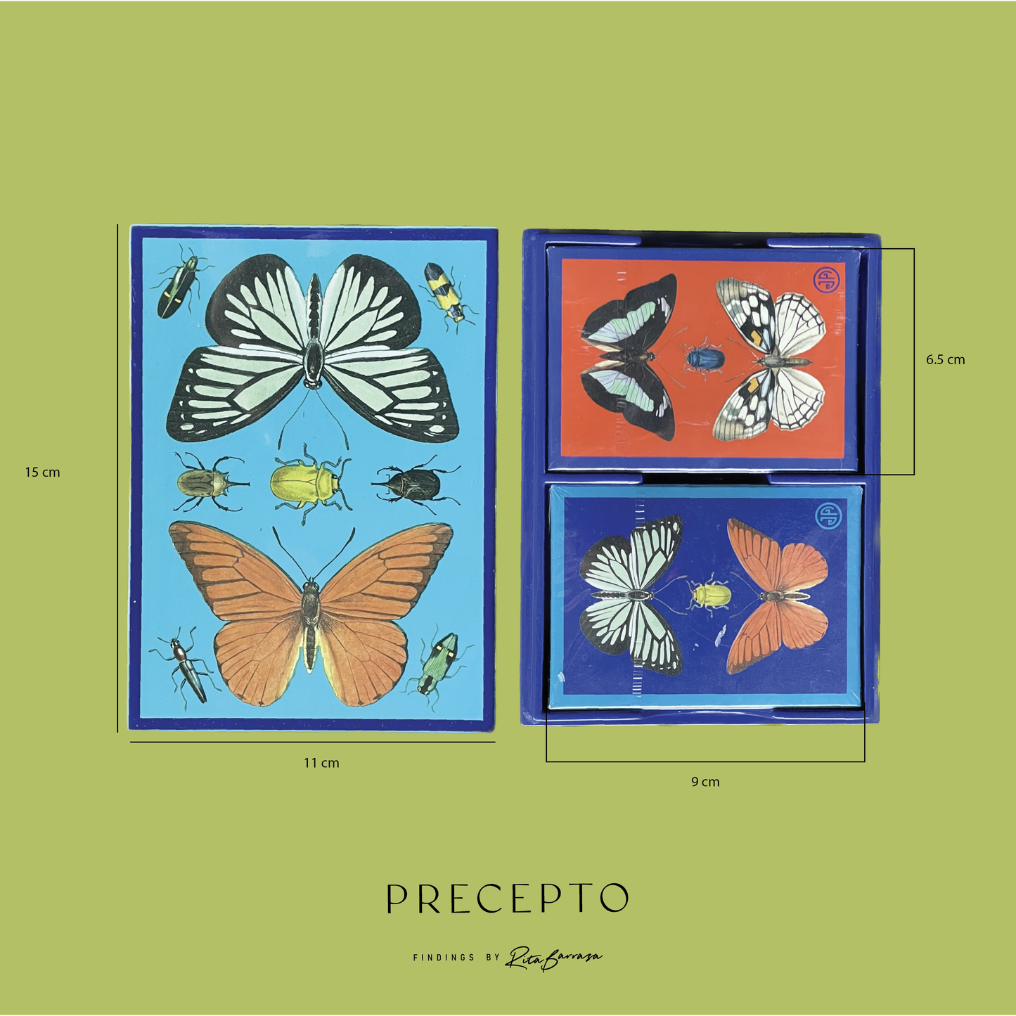 Botanist Lacquer Card Set by Jonathan Adler