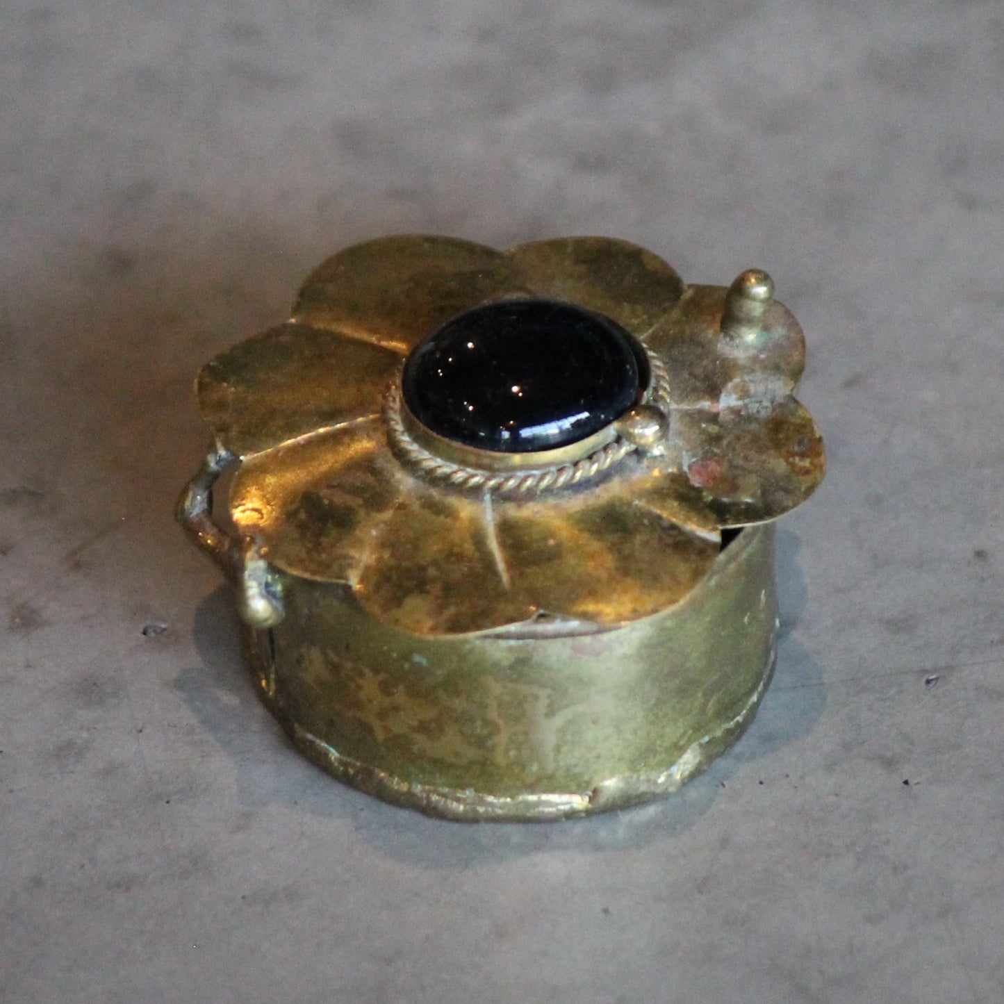 Mini cajita vintage en forma de flor