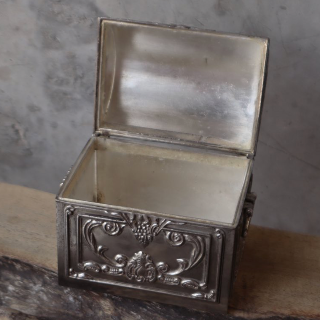 Vintage Godinger Silver Little Jewerly Trunk