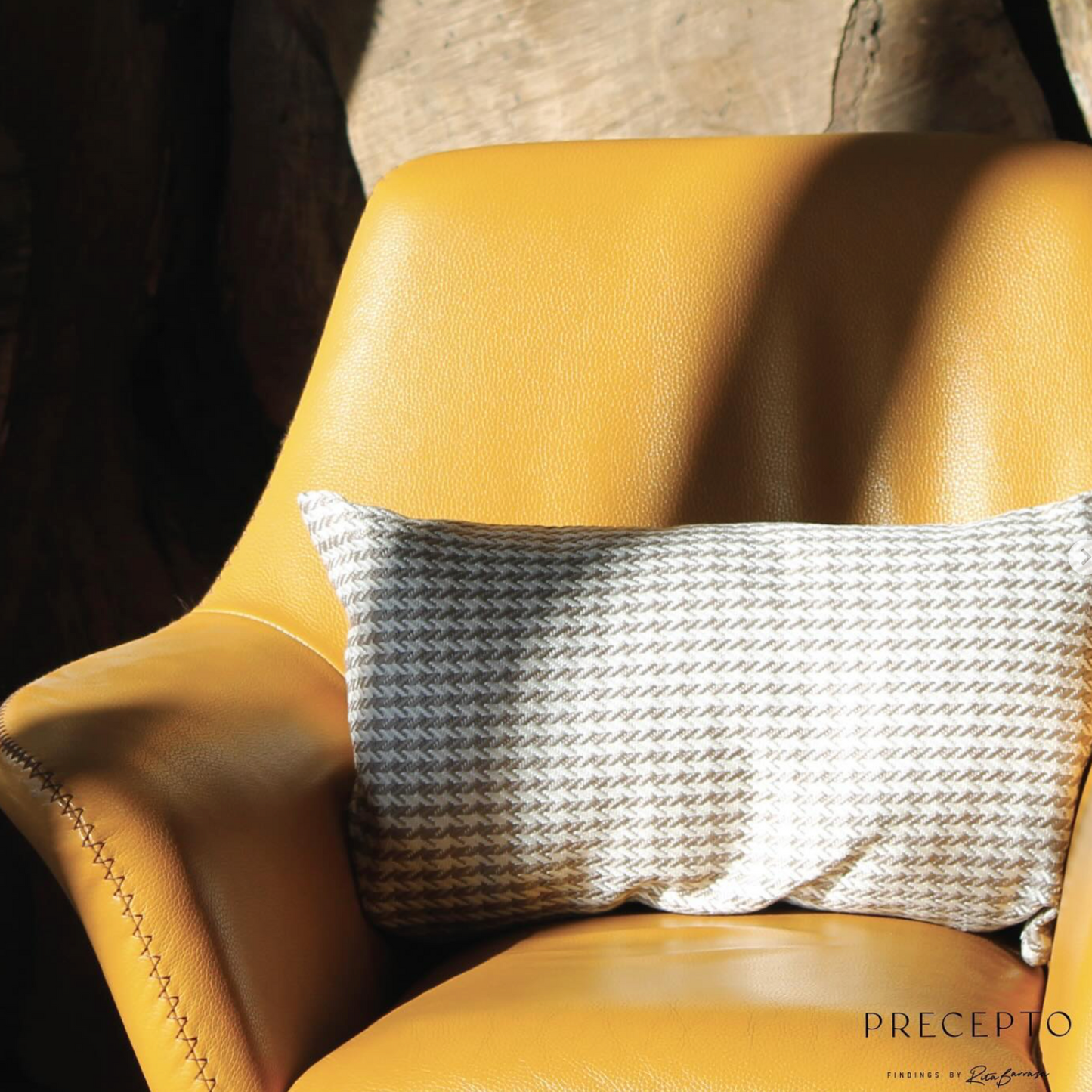 Sillón Mostaza de Piel