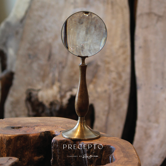 Brass Stand Up Magnifying Glass
